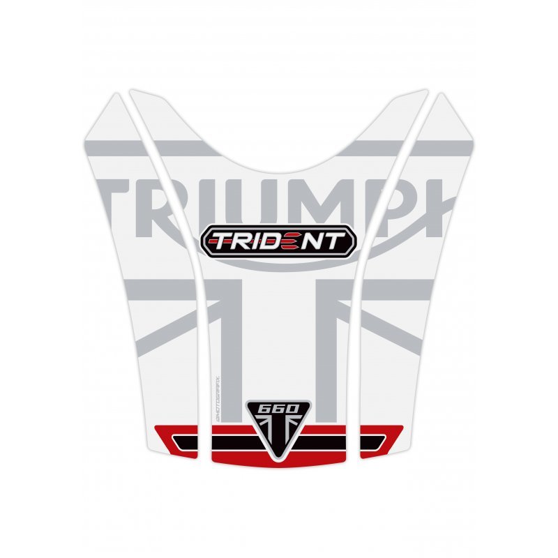 Triumph TRIDENT 660 3D Gel Motografix Tank Pad Protector TT048SWR