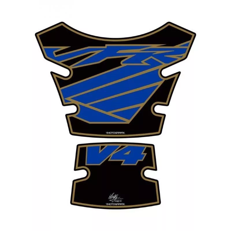 Honda VFR 800 Motografix 3D Gel Tank Pad Protector TH022KB