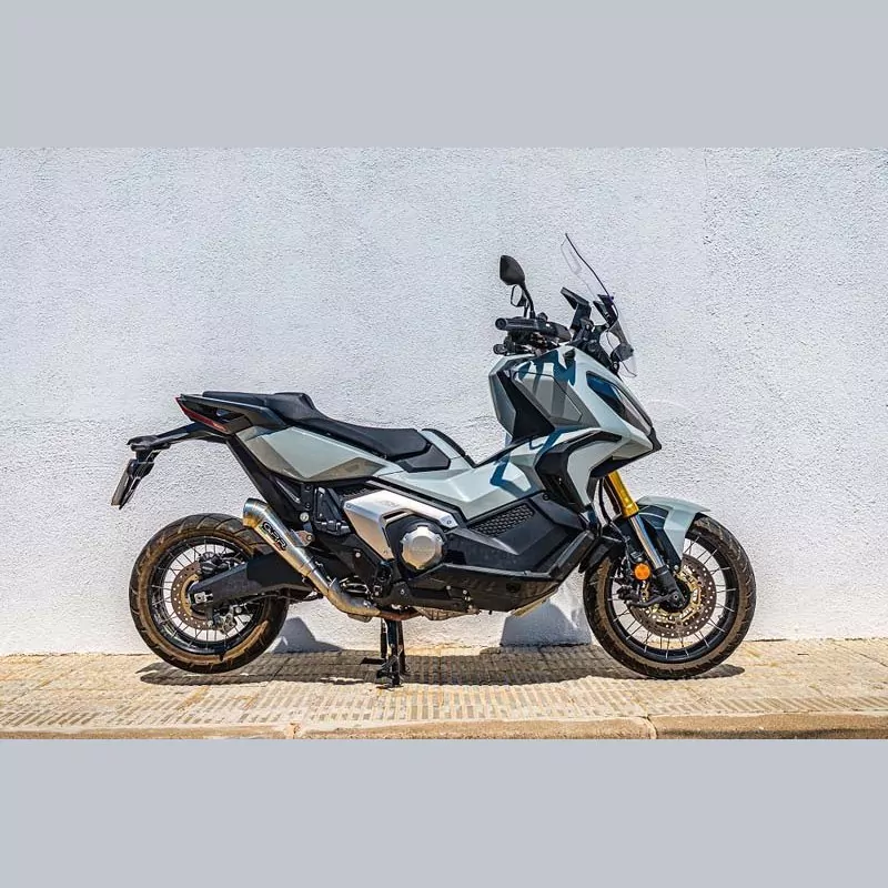 Honda X-Adv 750 2021-2023, Powercone Evo, Homologated legal slip-on exhaust including removable db killer and link pipe