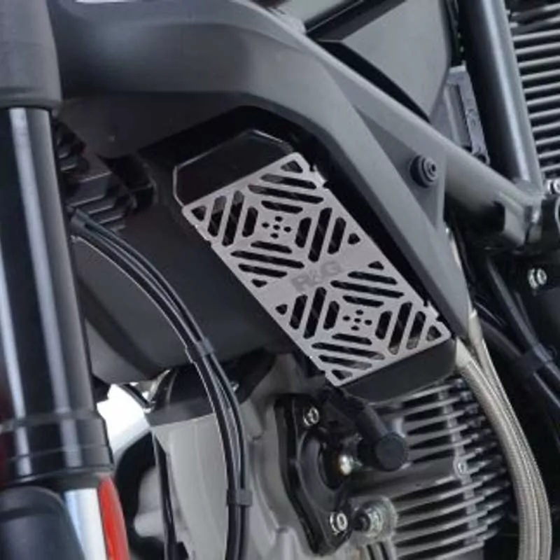 R&G Kühlergitter Schutz Ölkühler Aluminium Ducati Scrambler 800 Modelle