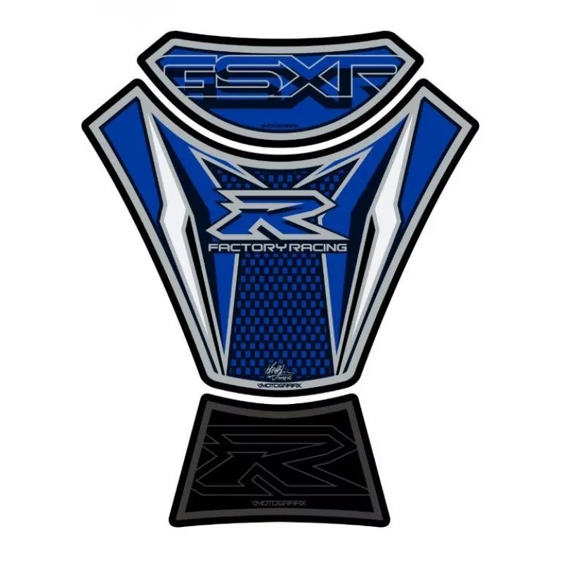 Motografix Suzuki GSX-R 600 / 750 3D Gel Tank Pad Protector TS024B