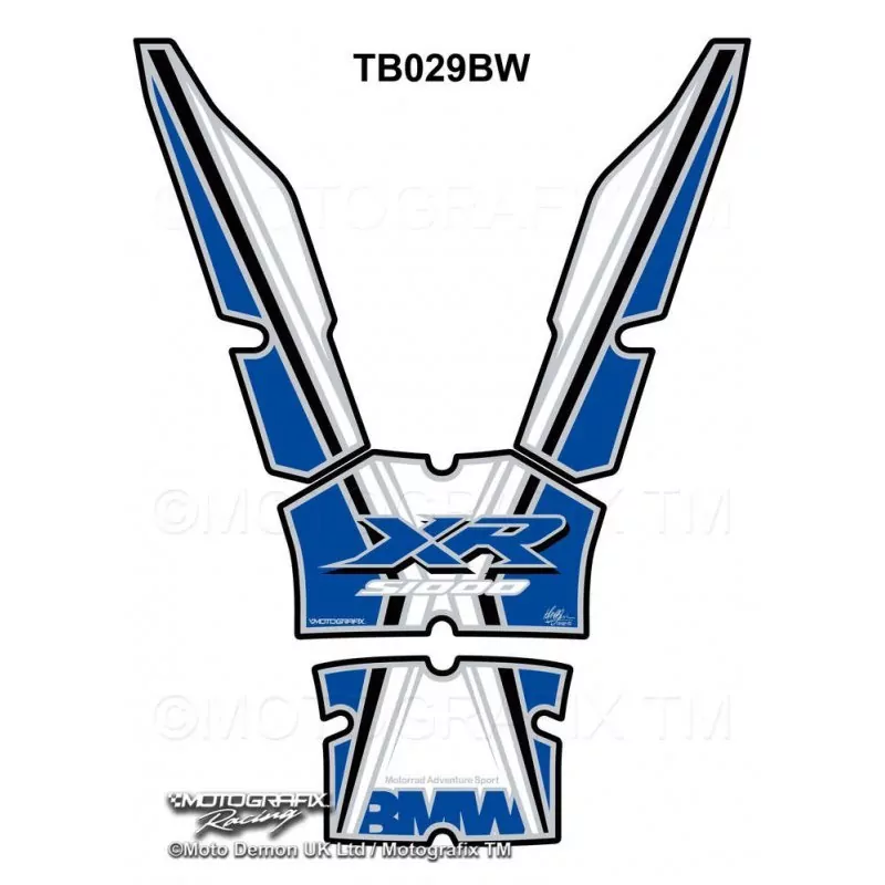 Motografix BMW S 1000 XR Motografix 3D Gel Tank Pad Protector TB029BW