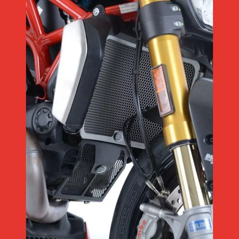 R&G Kühlergitter Kühlerschutz Ducati Monster 821 2014- / Supersport 2017- / Hypermotard 950 2019-