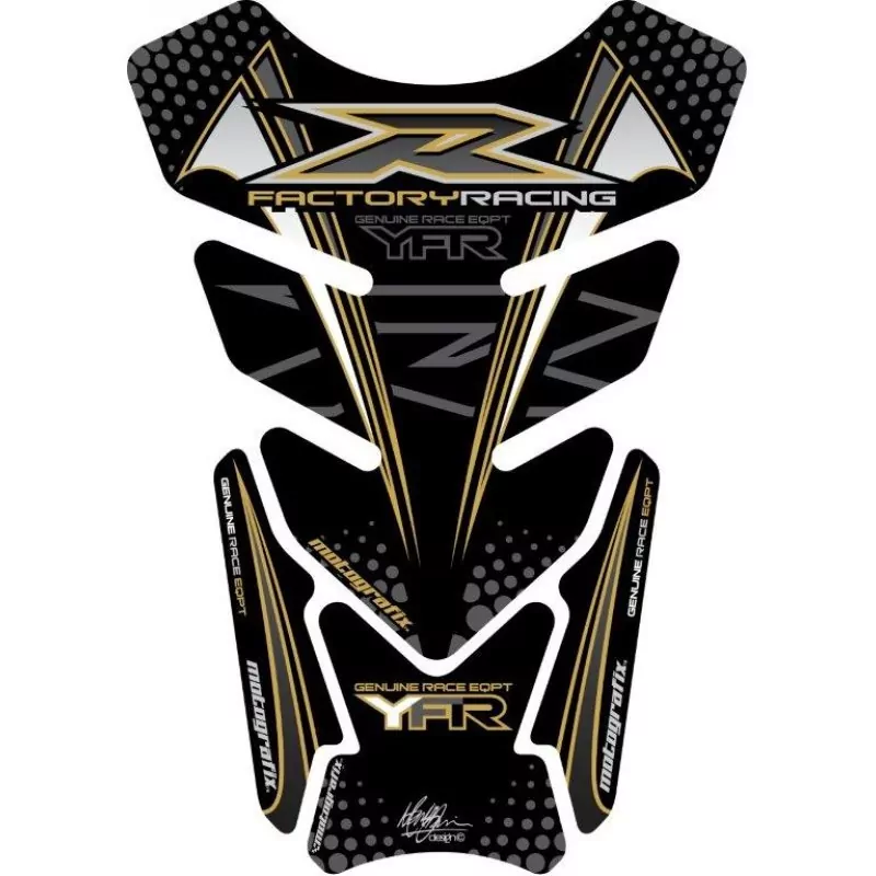 Motografix Yamaha YZF R6 / R1 / R25 / R3 3D Gel Tank Pad Protector TY014KA