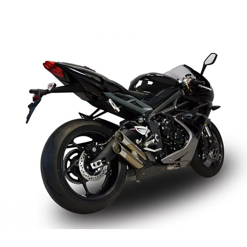 Bodis Duobolico Endschalldämpfer Triumph Daytona 675 13-
