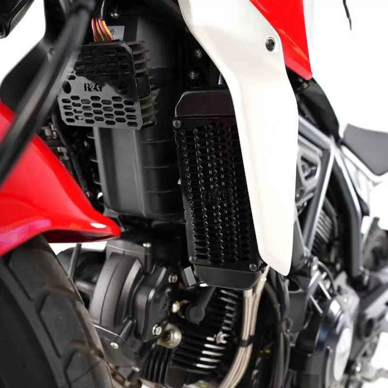 R&G Kühlergitter Schutz PRO Set Ölkühler & Regler Ducati Scrambler 800 Modelle