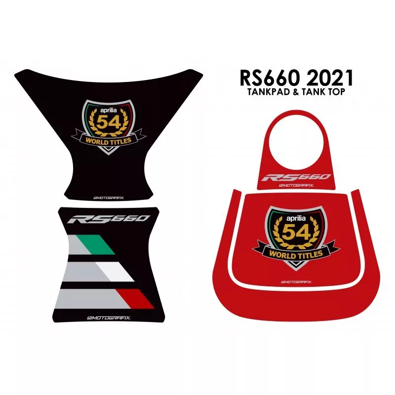 Aprilia RS 660 3D Gel Motografix Tank Pad Protector TA026FRK