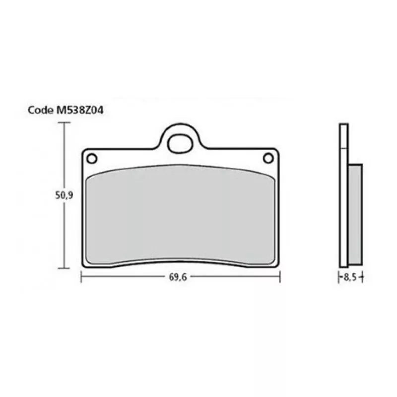 Brembo Racing Z04 Bremsbeläge vorn M538Z04