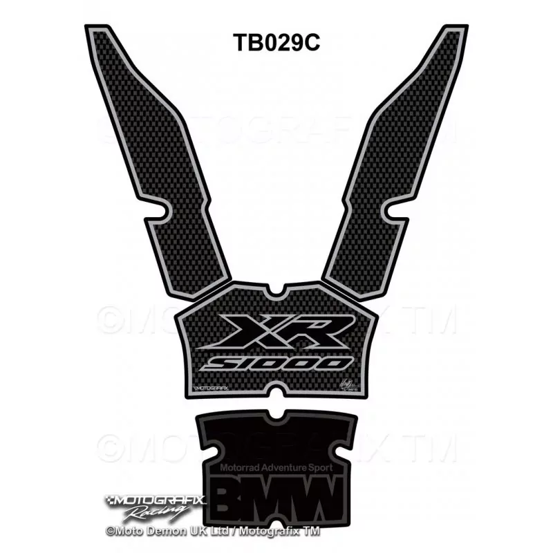 Motografix BMW S 1000 XR Motografix 3D Gel Tank Pad Protector TB029C