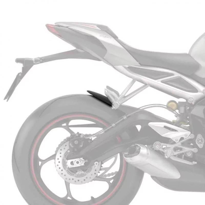 Pyramid Hinterradabdeckung Verlängerung Schwarz Matt Triumph Street Triple 765 2017-