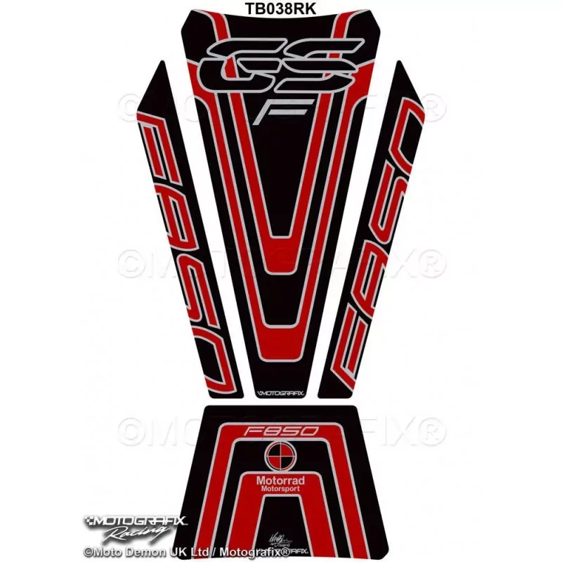 BMW F 850 GS 2018- Motografix 3D Gel Tank Pad Protector TB038RK