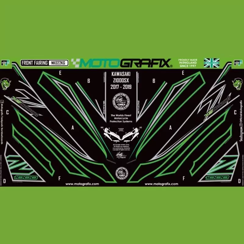 Motografix Steinschlagschutz vorn Kawasaki Z 1000 SX 2017- NK022KG