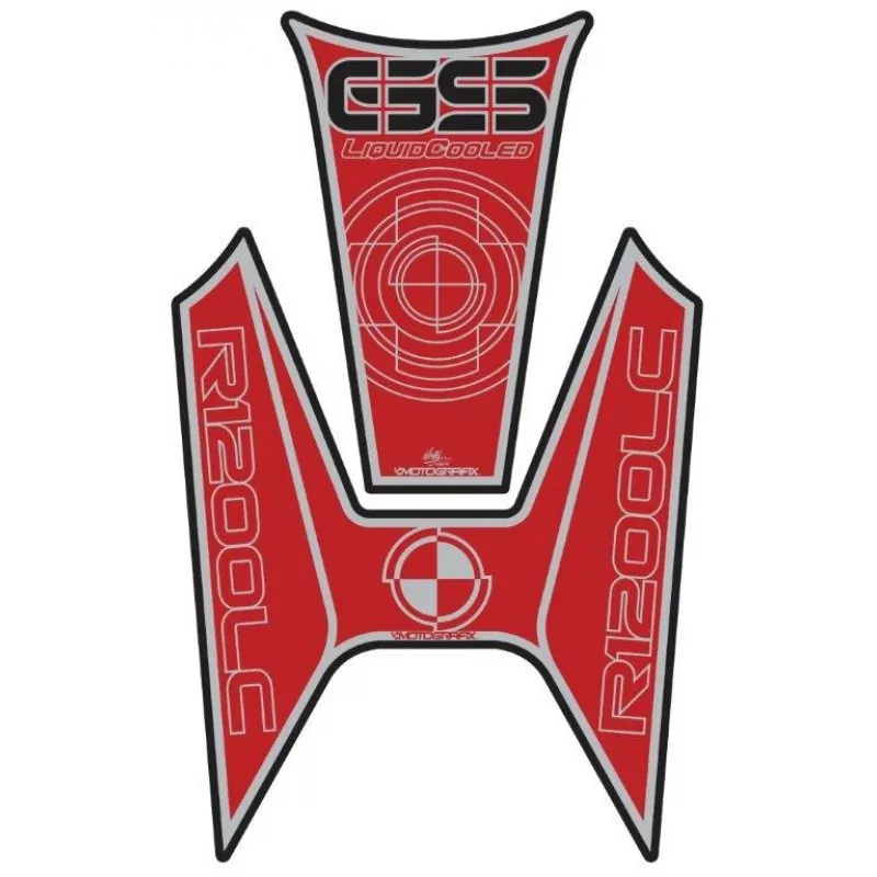 BMW R 1200 GS LC Motografix 3D Gel Tank Pad Protector TB017R