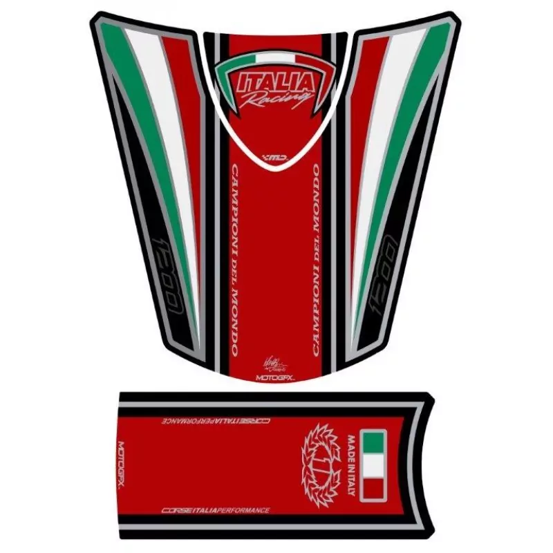 Ducati Diavel 1200 Motografix 3D Gel Tank Pad Protector TD019R