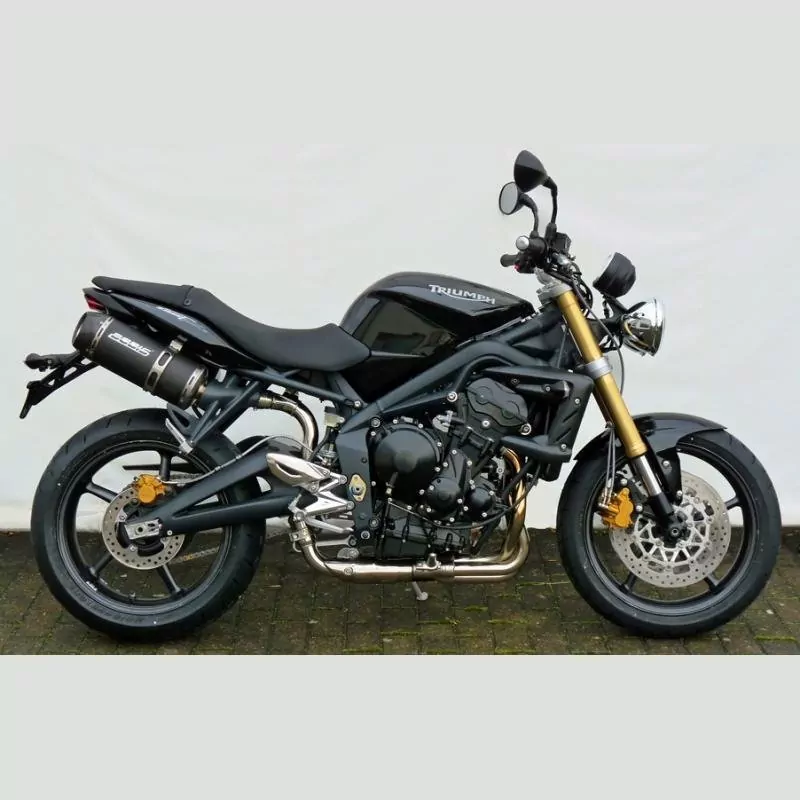 Bodis Oval Tec Auspuff Triumph 675 Street Triple 2007-2012