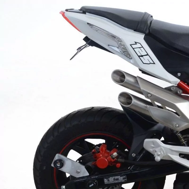 R&G Premium Kennzeichenhalter Benelli TNT 125 2017- mit Abdeckungen für OEM Halter
