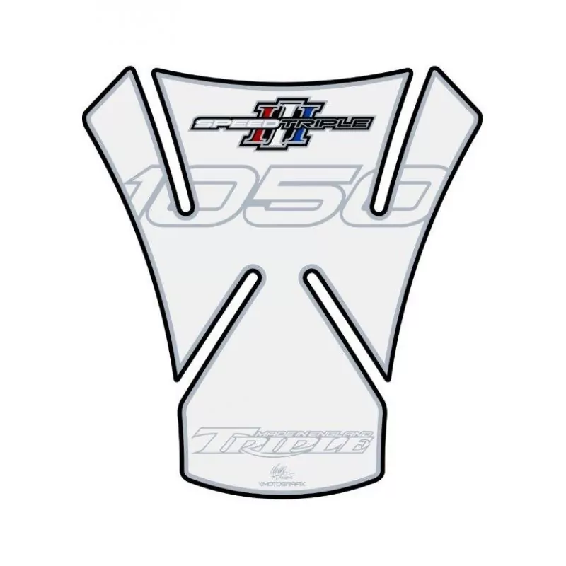 Motografix Triumph Speed Triple 1050 3D Gel Tank Pad Protector TT017W3