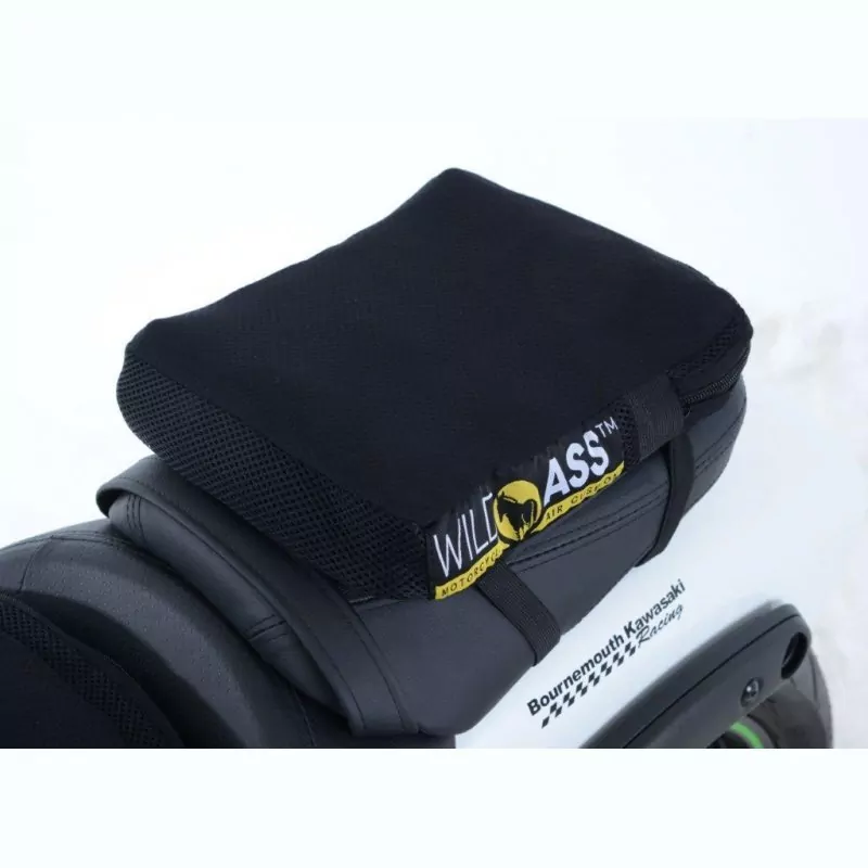 WILD ASS Comfort Touring Sitzkissen Sozius Lite / Air Gel / Classic Neoprene 22cm x 29cm x 5cm