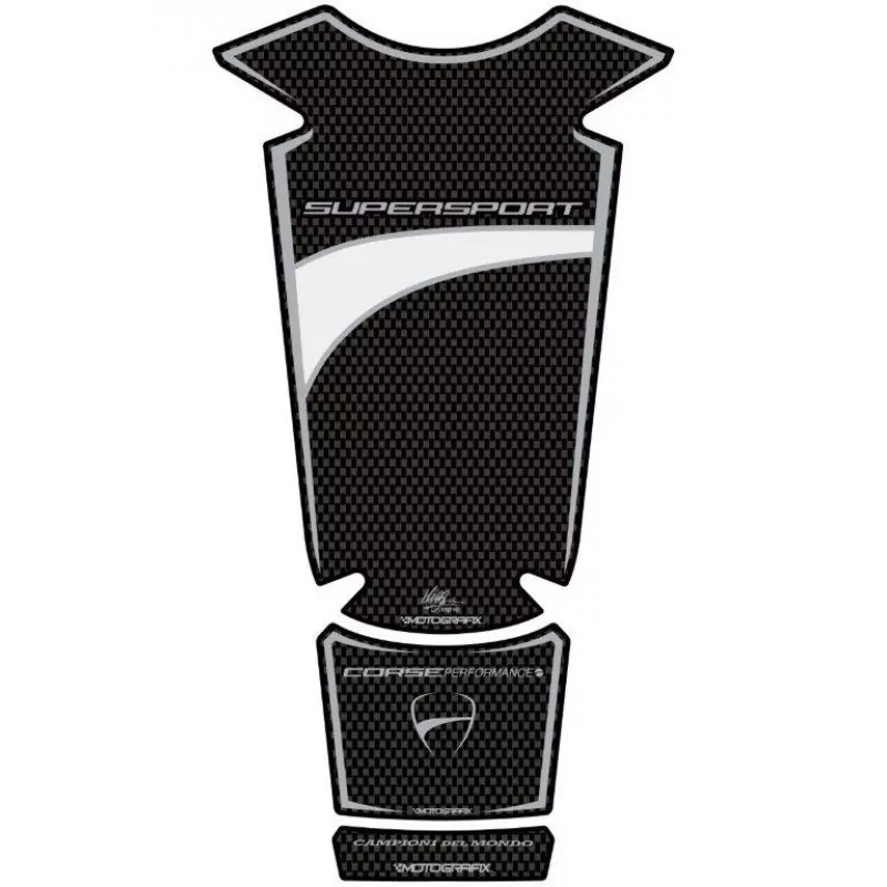 Ducati Supersport 2017- Motografix 3D Gel Tank Pad Protector TD026CW