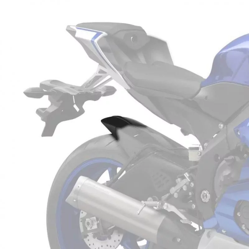 Pyramid Hinterradabdeckung Verlängerung Schwarz Matt Yamaha YZF-R6 2006-