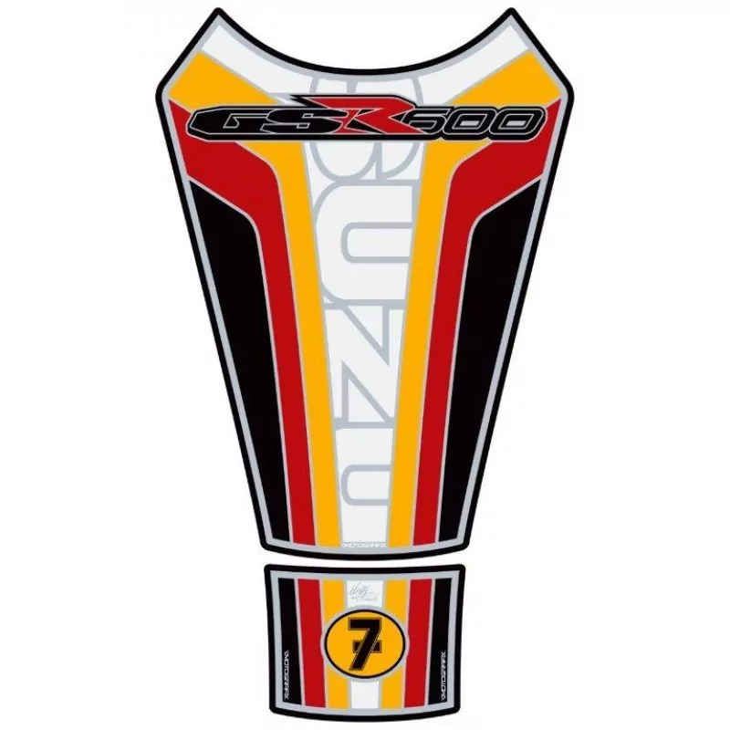 Motografix Suzuki GSR 600 3D Gel Tank Pad Protector TS032HS