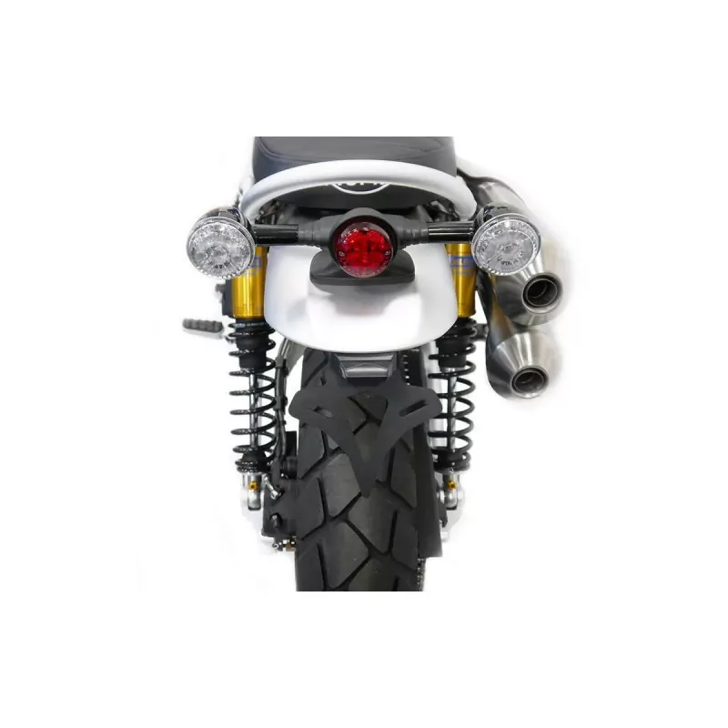 Evotech Kennzeichenhalter Triumph Scrambler 1200 XC | XE 2019-2023 | X | XE 2024- (für Triumph Blinker-Kit A9700145 / A9701331)