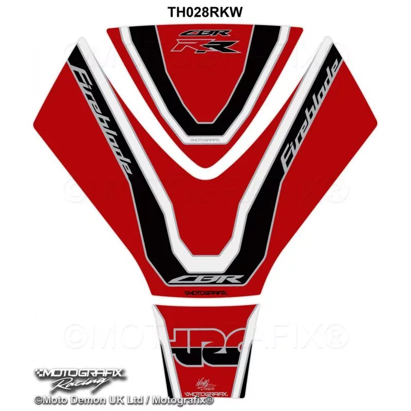 Honda CBR 1000 RR 2017- Motografix 3D Gel Tank Pad Protector TH028RKW