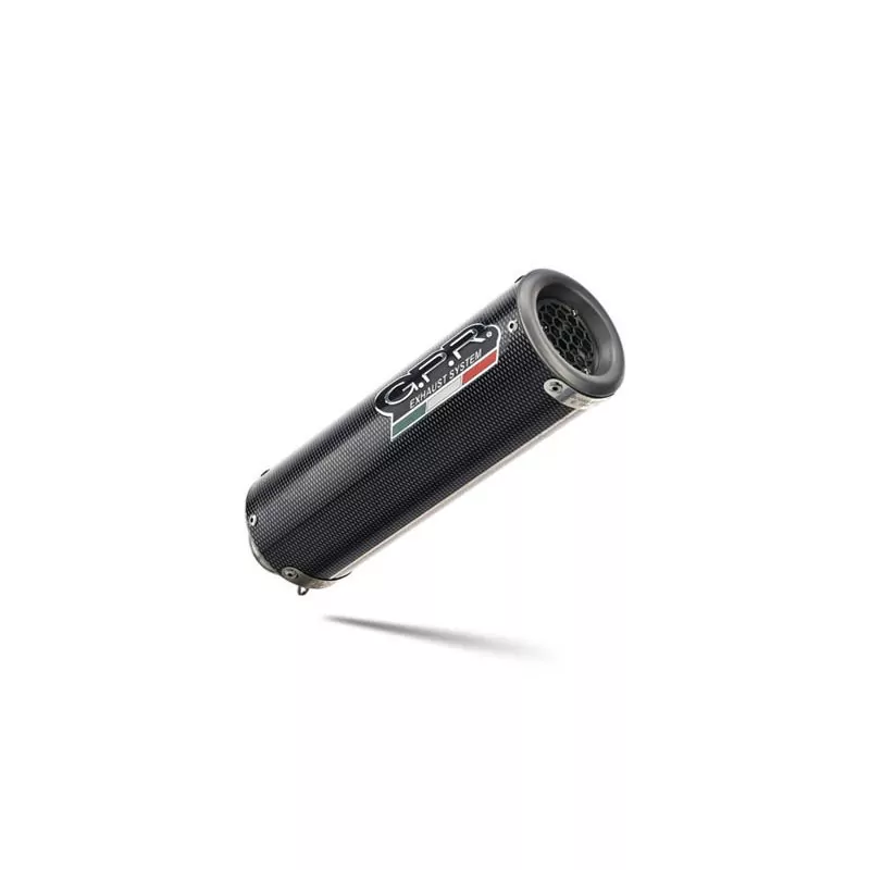 GPR Exhaust System  Moto Guzzi V85 Tt 2021/2023 e5 Racing slip-on exhaust M3 Poppy