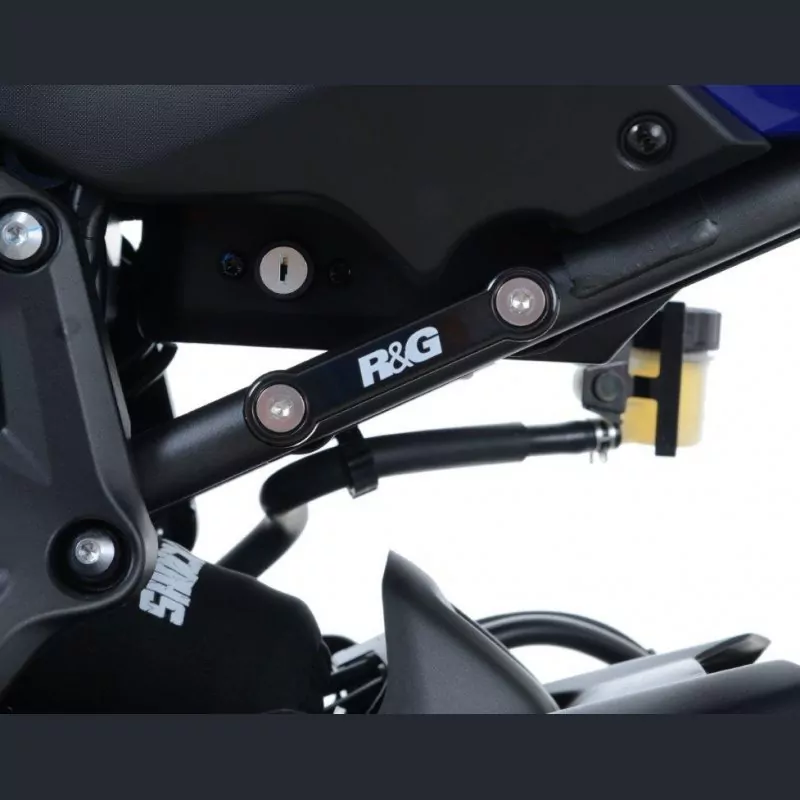 R&G hintere Fußrastenabdeckung Set Yamaha Tracer 700 2016- / Tracer 7 / GT 2021-