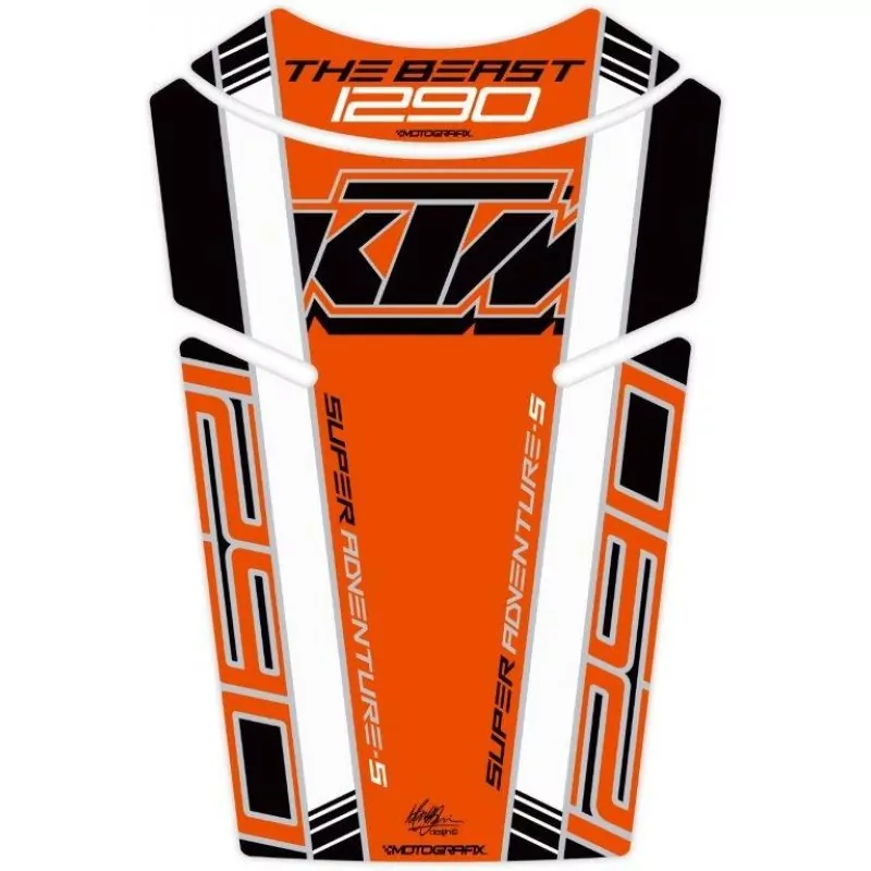 Motografix KTM 1290 Super Adventure Factory 3D Gel Tank Pad Protector TKTM03KWO