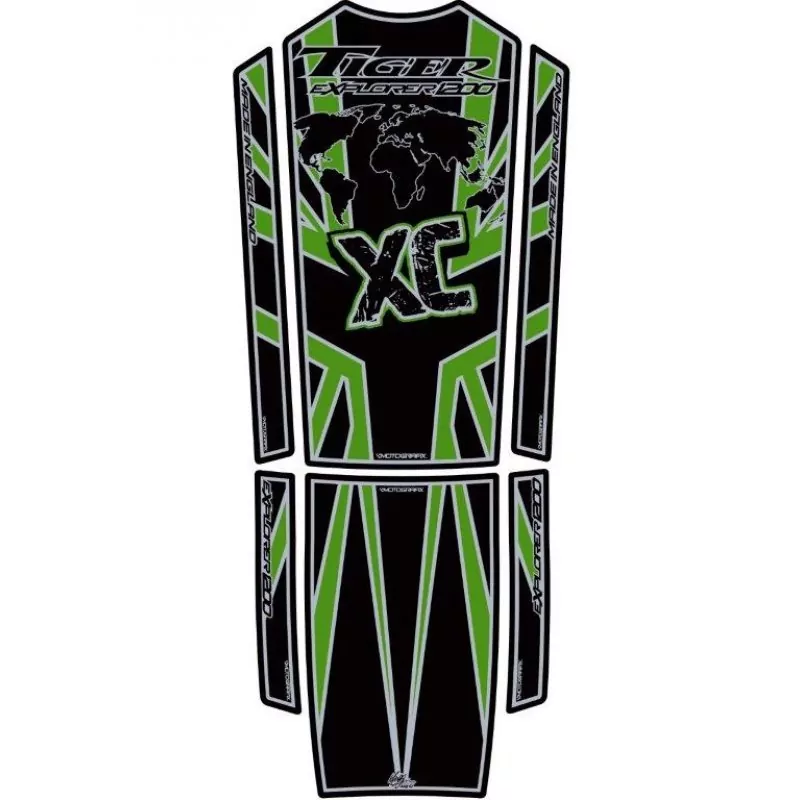 Motografix Triumph Tiger Explorer 1200 XC 3D Gel Tank Pad TT019XCA