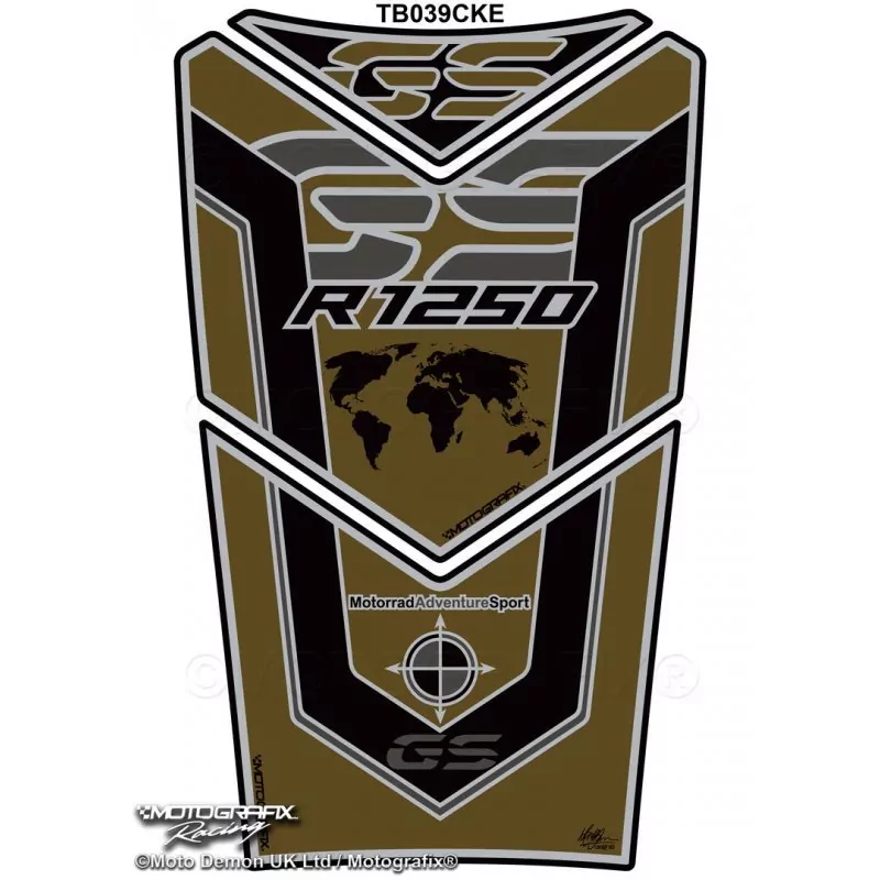BMW R 1250 GS Adventure Motografix 3D Gel Tank Pad Protector TB040CKE