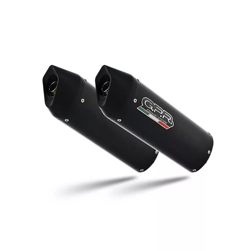 Suzuki Gw 250 F Inazuma 2012-2017, Furore Nero, Dual Homologated legal slip-on exhaust including removable db killers and link
