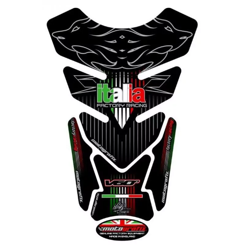 Aprilia V60° Racing Motorcycle Tank Pad Motografix 3D Gel Protector TA007K