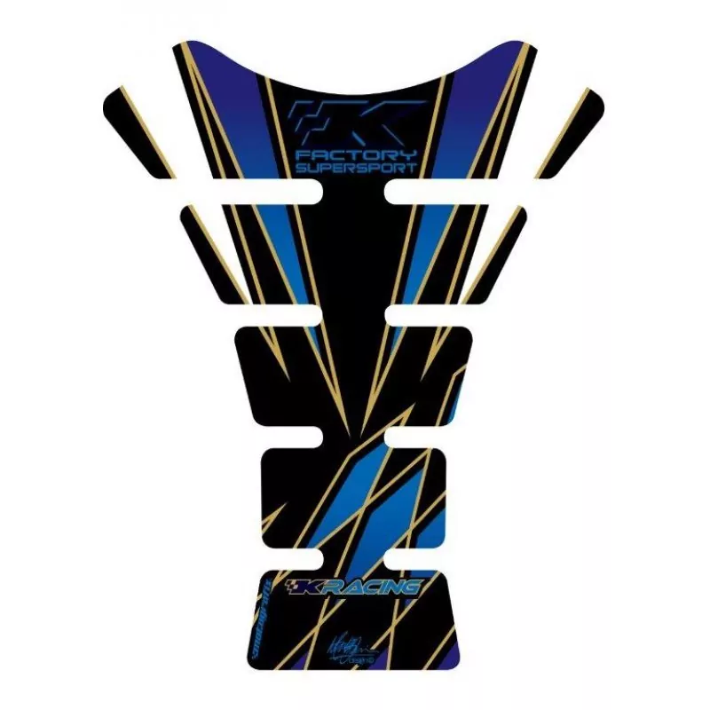 Motografix Kawasaki ZX- 6 / 7 / 10 R 3D Gel Quad Tank Pad Protector TK006KB