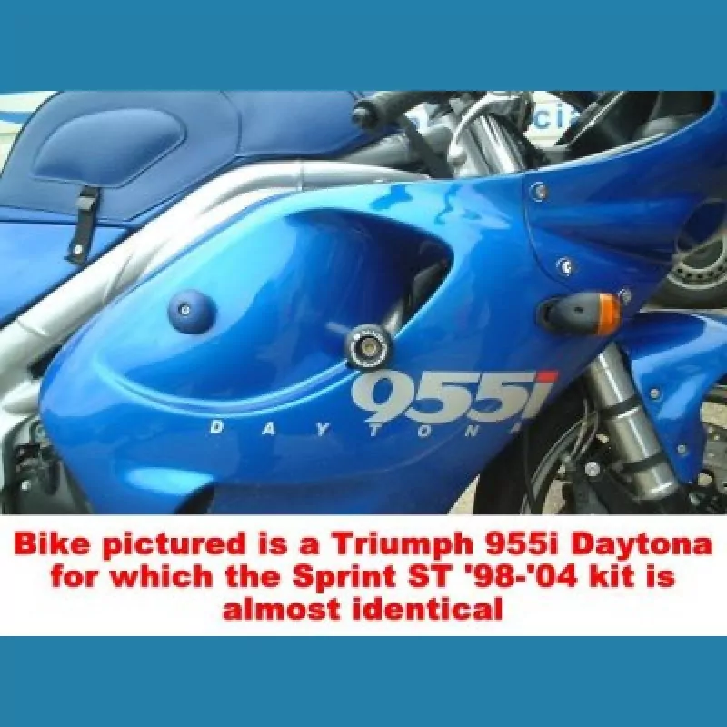 R&G Racing Sturzpads "No Cut" Triumph Sprint ST -2004 / Tiger 2002-2006