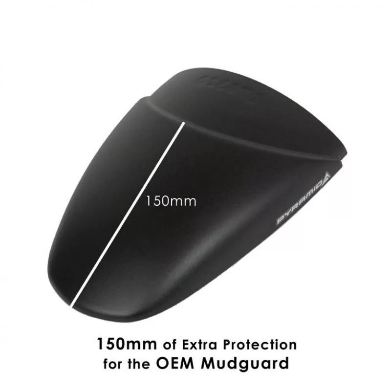 Pyramid Hinterradabdeckung Verlängerung Schwarz Matt KTM 125 | 390 Duke 2024-