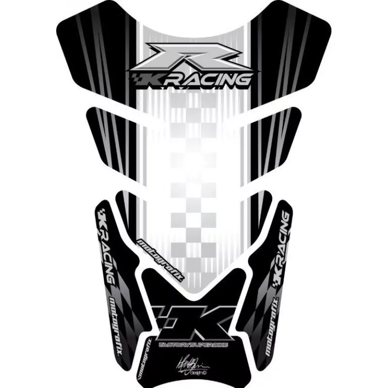 Motografix Kawasaki ZX- 6 / 7 / 10 R 3D Gel Quad Tank Pad Protector TK011S