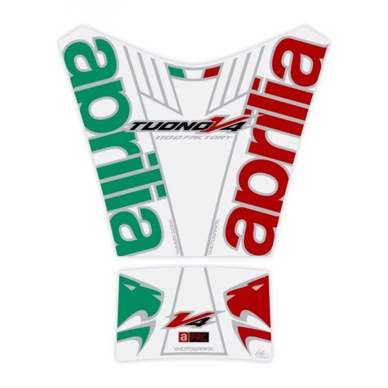 Aprilia Tuono V4 1100 Factory Tank Pad Motografix 3D Gel Protector TA024WTK