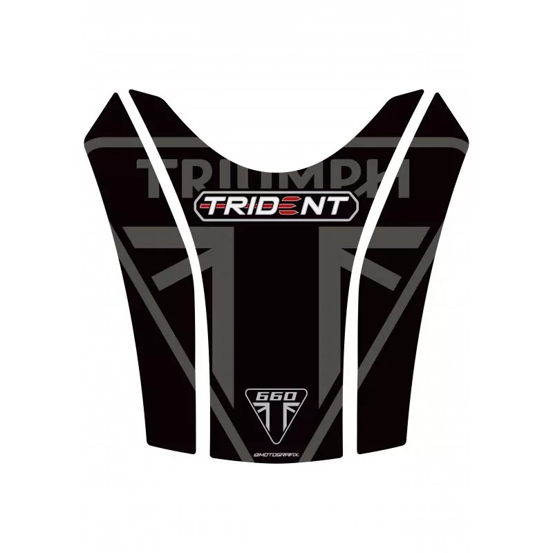 Triumph 2021 TRIDENT 660 3D Gel Motografix Tank Pad Protector TT048KE