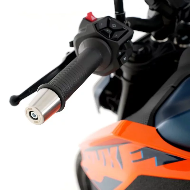 R&G Lenker Protektoren "Edelstahl" KTM RC 125 / 390 2022- / KTM Duke 125 / 390 2024-