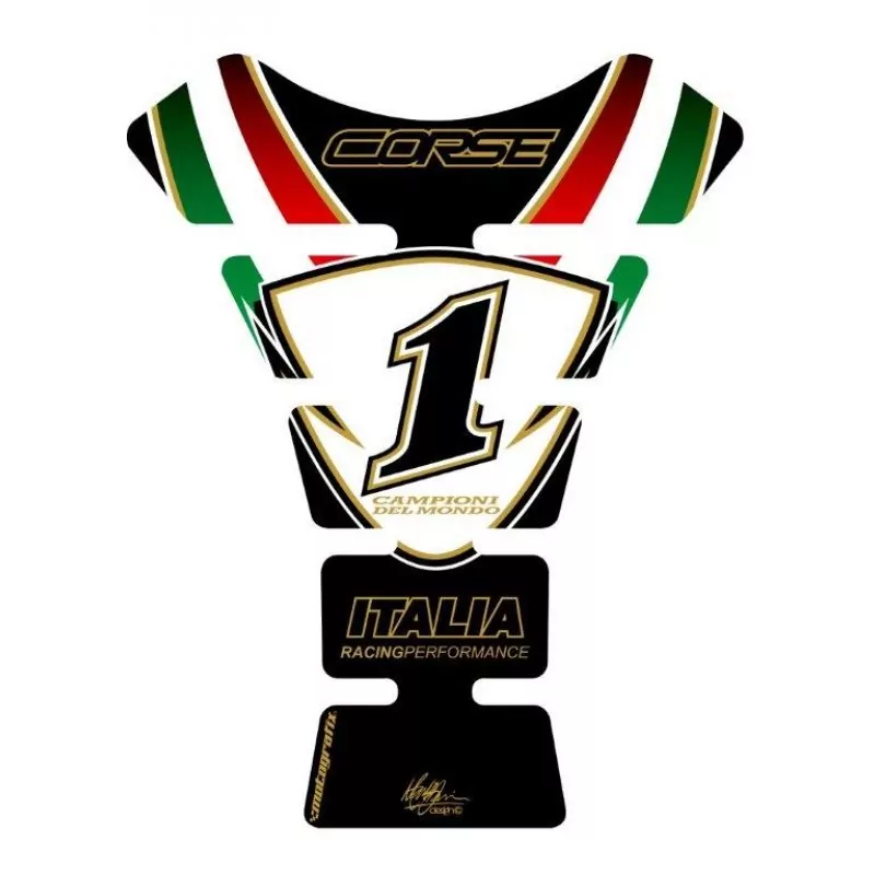 Ducati Corse #1 Motografix 3D Gel Tank Pad Protector TD006K