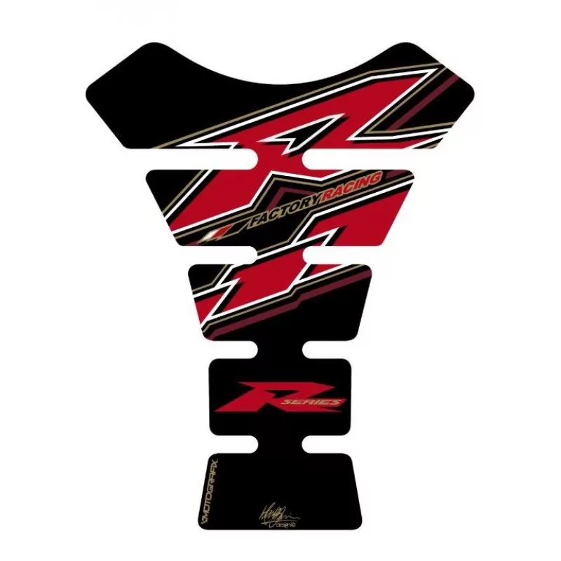 Motografix Yamaha YZF R6 / R1 / R25 / R3 3D Gel Tank Pad Protector TY002KR