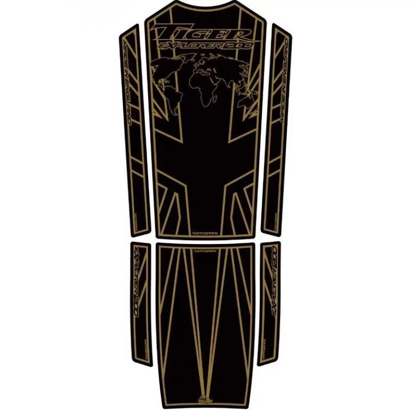 Motografix Triumph Tiger Explorer 1200 3D Gel Tank Pad TT019KAA