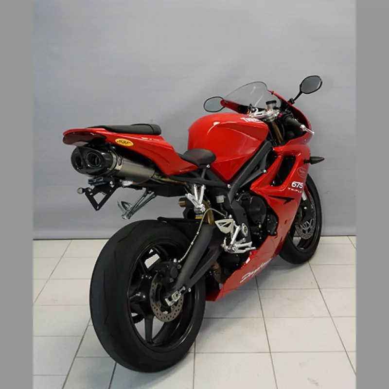 Bodis Q1-S Endschalldämpfer Triumph Daytona 675 2006-2012