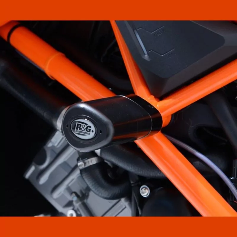 R&G Sturzpads "No Cut" KTM Super Duke 1290 R 2014-2019 / Super Duke 1290 GT 2016-