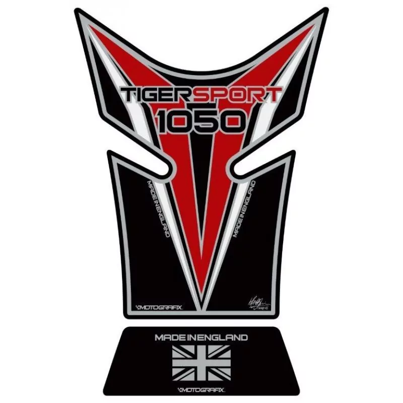 Motografix Triumph Tiger 1050 Sport 3D Gel Tank Pad Protector TT025KR
