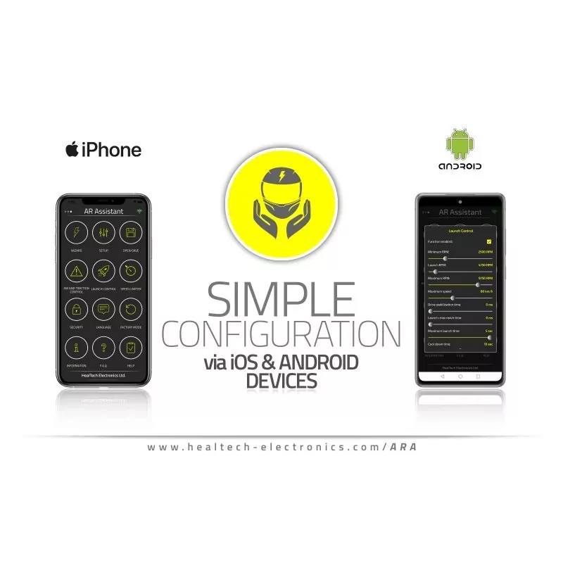 Healtech Advanced Rider Assistant System ARA-1 + ARA-K2F + ARA-DD11