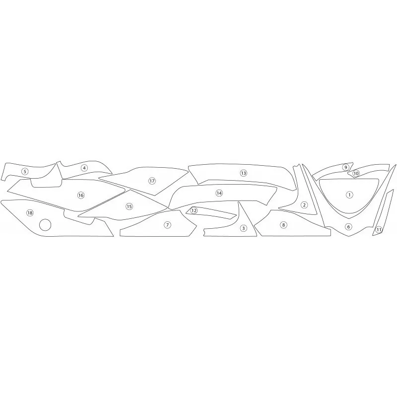 R&G Steinschlagschutz Second Skin für Aprilia Tuareg 660 2022-