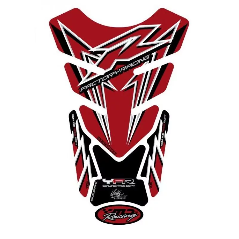 Motografix Yamaha YZF R6 / R1 / R25 / R3 3D Gel Tank Pad Protector TY010C